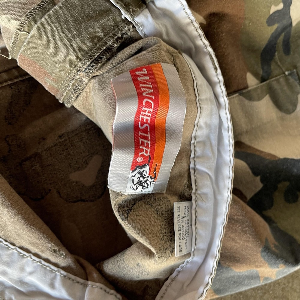 Winchester Pants Youth Large Camo Hunting Cotton Outdoor Woodland Pattern - Picture 4 of 12